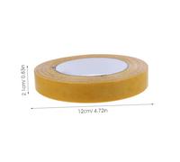 ROMISBABA Heavy Duty Double Sided Carpet Tape with Mesh Thickened Strong Adhesive Self-stick Rug Tape for Wide Carpets with Yellow for Precise Cutting
