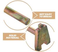 ROMISBABA Heavy-Duty Explosionproof Bucket Opener Wrench for Paint and Industrial Drum Lids Metal Paint Can Opener Tool for Professional Mechanics and Chemical Containers