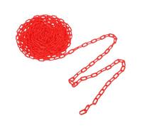 ROMISBABA Heavy Duty Red Plastic Safety Barrier Chain for Crowd Control Traffic Equipment Construction Zones Enhanced Visibility Driveway Chain Barricade