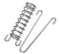 ROMISBABA Heavy Duty Stainless Steel Dog Leash Shock Absorbing Spring Strong Pulling Force Large Dog Breeds Suitable for Outdoor Walks Hikes Sturdy Tension Spring