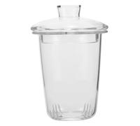 ROMISBABA High Borosilicate Glass Tea Infuser Insert Replacement for Teapots Strainer Filter for Loose Leaf Brewing Gift for Tea Lovers