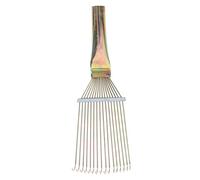 ROMISBABA Horse Grooming Brush Metal Hair Remover Rake for Cattle and Horses Lightweight and Durable Grooming Tool for Efficient Mud Sweat and Dirt Removal Comfortable Grip
