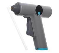 ROMISBABA Hot Melt Glue Gun Hot Glue Gun Rechargeable Melting Tool Crafting Kit DIY Accessories Grey Plastic