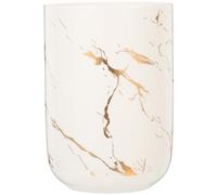 ROMISBABA Household Marble Pattern Ceramic Mouthwash Cup Bathroom Storage Holder Practical Water Cup for Family and Travel