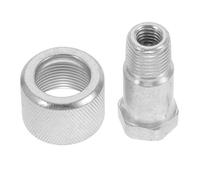 ROMISBABA Hydraulic Jack Seal Kit Floor Jack Repair Kit Male and Female Connectors Plunger Pump Seals Alloy Silver Enhanced Productivity User Friendly for Auto Body Repair