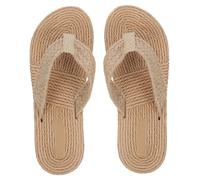 ROMISBABA Imitation Straw Slippers for Women Beach Slippers Flat Sole for Seaside Walks Comfortable Outdoor Footwear Lightweight Design for Summer Days