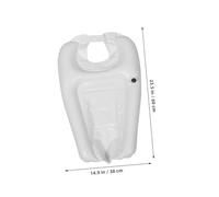 ROMISBABA Inflatable Portable Hair Washing Basin Large Lightweight Shampoo Bowl for Elderly Pregnant Disabled Use at Home and Bedside White Hair Sink Tray