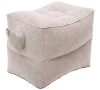 ROMISBABA Inflatable Travel Foot Rest Under Desk Foot Cushion with Adjustable Height, PVC Material, Promotes Blood Flow, for Use During Travel Or Office