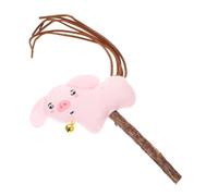 ROMISBABA Interactive Cat Teaser Stick with Catnip Stuffed Animal Design Reusable Material Cat Wand for Kitten Play and Teeth Grinding for Fun Exercise
