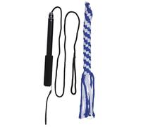 ROMISBABA Interactive Dog Flirt Pole Extendable Pet Teaser for Chasing Black Engaging Exercise for Dogs for Training and Mental Stimulation