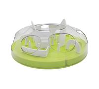 ROMISBABA Interactive Eating of Promote Material Sturdy Healthy to and Abs Maze Type Feeder Slow Made Prevent Choking for Cat Feeding Cats during Feeding Sessions