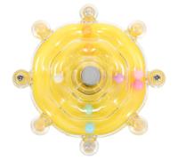 ROMISBABA Interactive Rotating Parrot Wheel for Small Pets with Exercise Feature, Sturdy Abs and Stainless Steel Material, Suitable for Hanging in Bird Cages as A Daily Training and Chewing