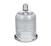 ROMISBABA Ion Plated Colored Glass Aromatherapy Candle Holder Elegant Transparent Design for Weddings Parties and Home Ambiance