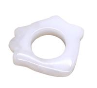 ROMISBABA Jade Scraper Ring Shape Massage Scraper Portable Body Massage Board Accelerates Blood Circulation for Professional Massaging Salon and Home Use