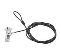 ROMISBABA Laptop Combination Lock Cable for Electronic Devices and Laptops, Portable Anti-theft Security Lock with 4-digit Resettable Code, Lightweight Plastic and Steel Design for Home