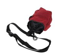 ROMISBABA Large Adjustable Chalk Bag with Zipper Storage Pocket for Bouldering Rock Climbing Gymnastics and Weightlifting Quick Drawstring Closure Secure Fit Waist Belt Non Slip Design