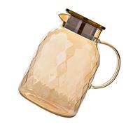 ROMISBABA Large Capacity Glass Water Kettle Cold Drink Pitcher for Juice Iced Tea Milk Beverage Serving Easy to Clean and Store Elegant Craftsmanship