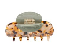 ROMISBABA Large Plastic Hair Claw Clip for Women with Extra Large Holding Power and Secure Hold, Rectangle Shape Tortoise Shell Jaw Clip, for Busy Mornings and Wedding Hair Accessories