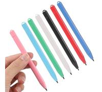 ROMISBABA Lcd Writing Tablet Stylus Pens 7pcs Plastic Set for Practice Writing on Drawing Pads and Doodle Boards