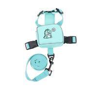 ROMISBABA Leash Vest for Cats and Small Dogs Pet Leash Backpack for Outdoor Walks and Travel Includes Harness for Secure Walking