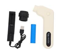 ROMISBABA LED Egg Candler Tester Portable Cold Light Egg Incubator Checker Wear-resistant Lamp for Embryo Development Monitoring Indoor Outdoor Use