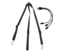 ROMISBABA Led Rechargeable Horse Breastplate and Pulling Rope Set, Waterproof Luminous Horse Strap for Riding Training, Professional Glowing Led Tack for Equine High Visibility Random Style