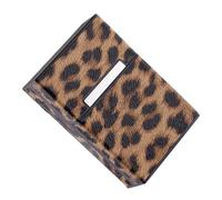 ROMISBABA Leopard Print Cigarette Box Case 20pcs Portable Storage Box for Cigarette Flip-top Soft Pack Protective Holder for Travel and Daily Use