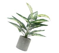 ROMISBABA Lifelike Faux Bonsai Plant Ornament with Realistic Green Leaves Elegant Indoor Potted Artificial Plant Decoration for Desk Home Office Gift for Birthday and Holidays