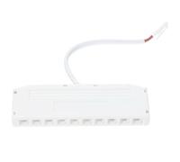 ROMISBABA Lighting Junction Box 10 Holes Plastic Cabinet Connection Box with Easy Installation and Space-saving Design, for Cabinet Lights and Household Improvement