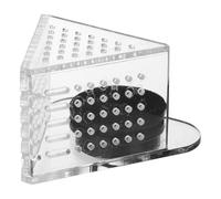 ROMISBABA Magnetic Suction Cup Aquarium Feeding Tool for Fish with Acrylic Material Blood Worm Dispenser Designed to Keep The Aquarium Clean Fish Tank Feeder