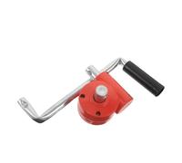 ROMISBABA Manual Greenhouse Film Roll-up Handle Replacement Kit with Turbine and Crank Handle, 2pcs Set for Ventilation Sidewall Top Window Film Winding, Garden Greenhouse Accessory