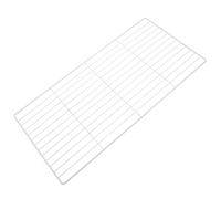 ROMISBABA Metal Wire Freezer Shelf Divider Rack for Efficient Food Organization and Flexible Space Management White Chest Freezer Organizer with Basket Sectioning
