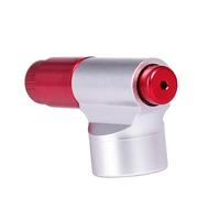 ROMISBABA Mini Tire Pump with Dual Head for Road Bikes and Motorbikes Aluminum Alloy Compact Inflator with Button and Cnc Gas Cylinder Interface Portable Air Pump for Bicycle and Sports Ball