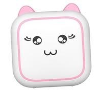 ROMISBABA Mini Wireless Photo Label Printer M5 Pink, Portable Thermal Pocket Printer with Thermal Paper, Inkless Photo and Label Printing for Home and Office Use