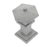 ROMISBABA Miniature Pagoda Ornament with Intricate Details Weather-resistant Classical Pavilion Sculpture for Zen Garden Bonsai Fish Tank Decor Indoor Outdoor Use