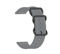 ROMISBABA Minimalist Nylon Watch Strap Replacement Band for Forerunner Breathable Wristband with Simple Design Easy to Install Grey Nylon Canvas Wristband