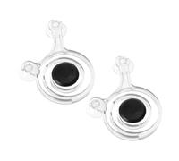 ROMISBABA Mobile Game Joystick Gaming Trigger for Smartphone 2pcs White Mobile Phone Controller Accessories with Stable Mount