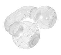 ROMISBABA Modular Hamster Tunnel for Small Pets and Chinchillas, Lightweight White Plastic Tube with Seamless Connection, Providing A Safe and Secure Play Environment for DIY Landscaping