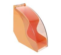 ROMISBABA Multi Purpose Coffee Filter Storage Box Household Container for Cone and Fan Shaped Filters Practical Yellow Case for Hand Brewed Coffee Papers