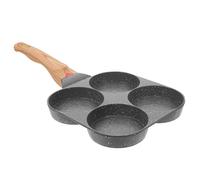 ROMISBABA Multifunctional Nonstick Cup Egg Frying Pan with Temperature Sensing Pot for Home Cooking Safe Water Based Coating Comfortable Handle for Omelets Pancakes Steaks and Desserts