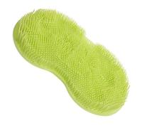 ROMISBABA Multifunctional Shower Foot Scrubber Pad with Non-Slip Suction Cups Exfoliating Massage Brush for Feet and Back Easy to Clean Silicone Bath Mat with Hanging for Bathroom Storage