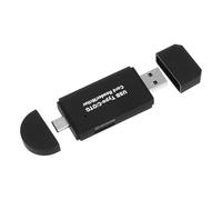 ROMISBABA Multipurpose USB Hub Adapter with USB Type-c Memory Reader for Phone Tablet and Computer Compact Lightweight Card Reader Supporting Otg with Data Protection and Plug Cycles