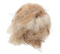 ROMISBABA Natural Bird Nesting Material for Rabbits and Guinea Pigs, Khaki Raffia and Wool Bedding Providing Warm and Comfortable Environment for Winter and Building Nests