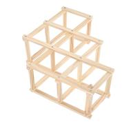 ROMISBABA Natural Wood Climbing Ladder for Pets Hamster Exercise Rat Enrichment Cage Accessory for Mouse Sugar Glider Chinchilla Safe Chewable Staircase