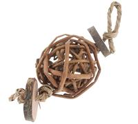 ROMISBABA Natural Wooden Chewing Toys for Rabbits and Guinea Pigs, Sturdy Biting Resistance Small Animal Chew Playthings for Entertainment and Healthy Teeth Maintenance