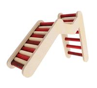 ROMISBABA Natural Wooden Hamster Ladder Climbing Platform for Small Pets Cage Decoration Practical and Wear-resistant Hamster Supply for Chinchilla and Gerbils