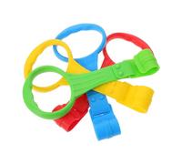 ROMISBABA Newborn Bed Hanging Rings 4pcs Baby Pull Ring Set Nursery Toddler Walking Assist Learning