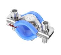 ROMISBABA Office Chair Repair Kit with Tube Clamps and Blue Leather Pads Easy Installation Chair Saver Replacement for Sinking Prevention Versatile Support Clamp and Aesthetics