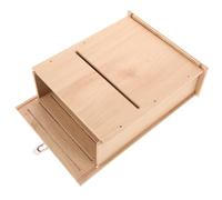 ROMISBABA Outdoor Bat House Wooden Pet Shelter for Courtyard Three Hanging Bat Box Easy Installation for Wildlife Enthusiasts Durable and Reliable Design