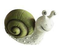 ROMISBABA Outdoor Solar Snail Decor Resin Figurine with Environmentally Friendly Material and Delicate Details, Creative Garden Ornament for Lawns and Gardens Lighting